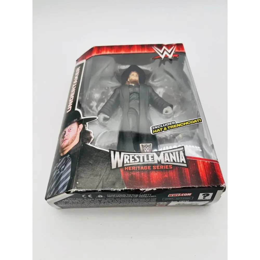 New WWE Elite Wrestlemania Heritage Undertaker Wrestling Figure NIB Series #34